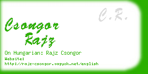 csongor rajz business card